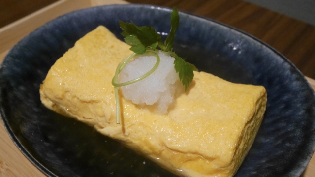 だし巻き卵。